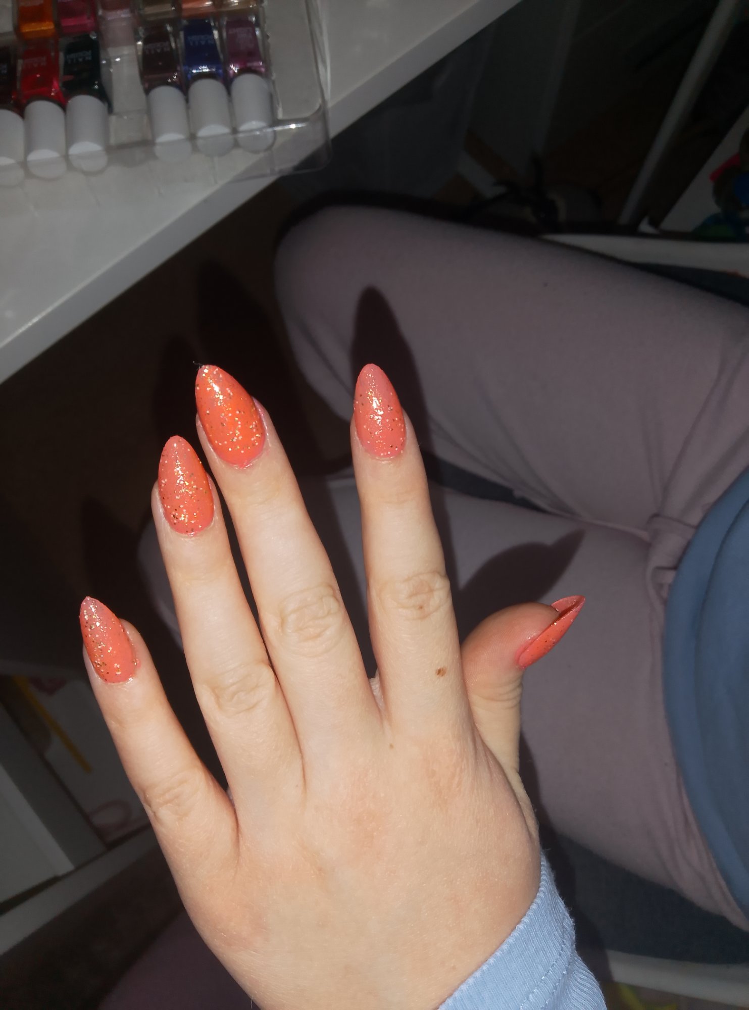 Pink nails Rosa naglar